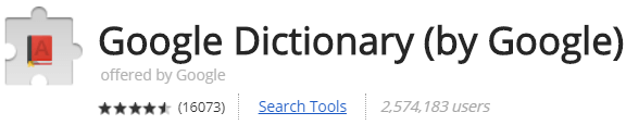 Google Dictionary