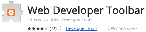 Web Developer Toolbar